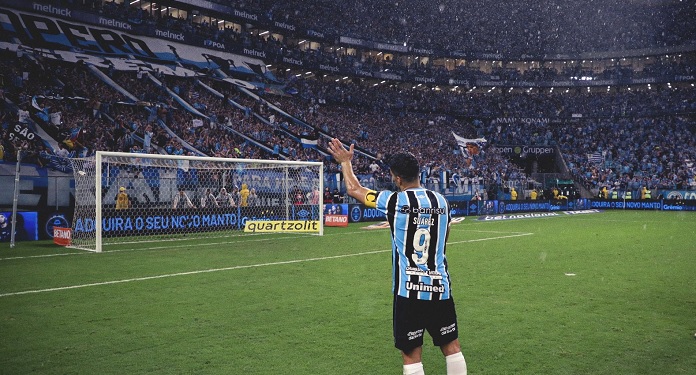 Gremio e Esportes da Sorte promovem acoes na despedida de Suarez na Arena