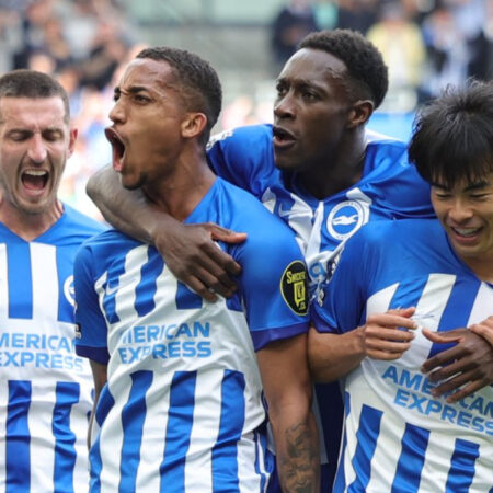 João Pedro converte penalidade máxima em sua primeira partida pelo Brighton na Premier League