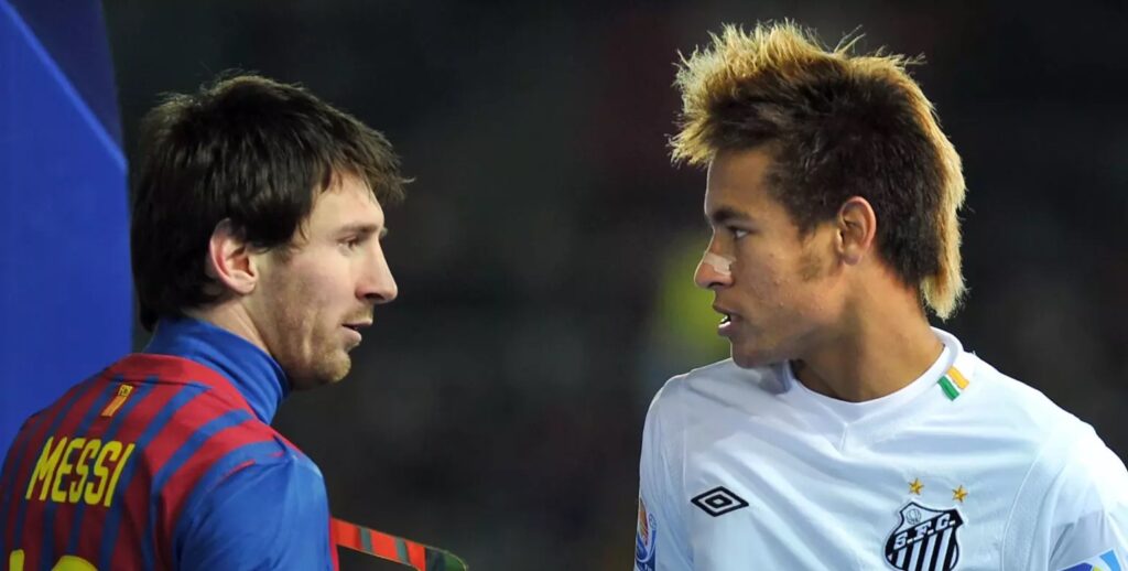 Neymar Messi 2011