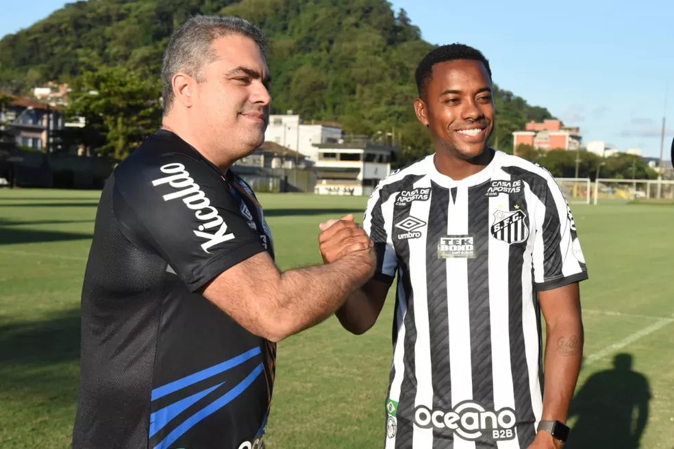 Robinho em Confraternização do Santos