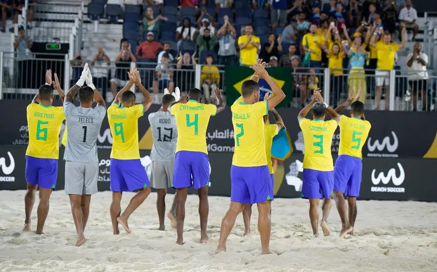 Brasil Celebra no Mundial de Beach Soccer