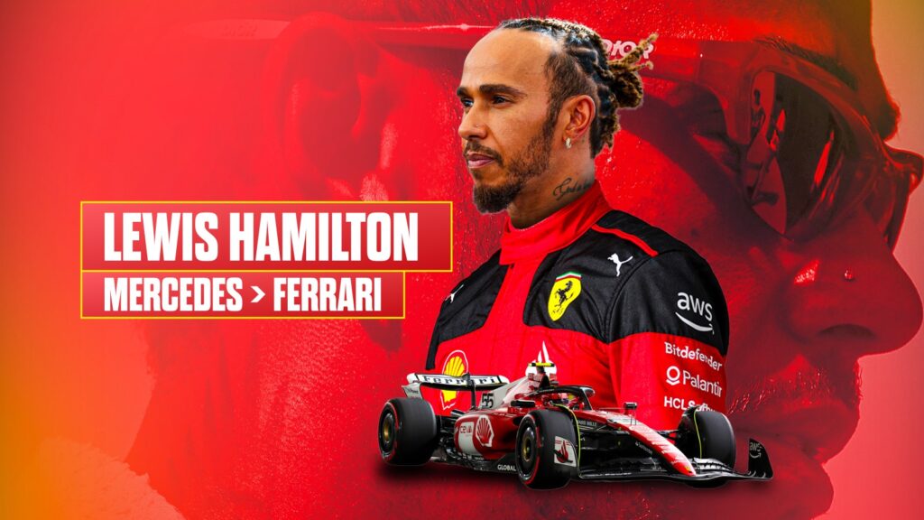 Lewis Hamilton na Ferrari