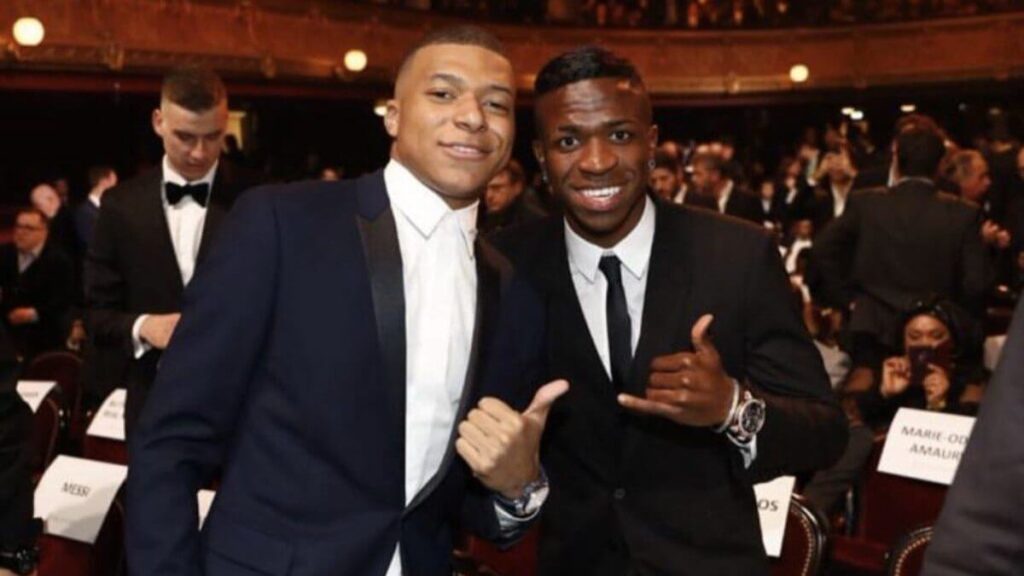 Vinicius Jr. e Mbappé no Real Madrid