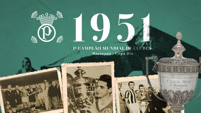 Fifa reconhece mundial de 1951 do Palmeiras