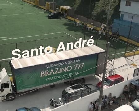 Campanha de Solidariedade do Brazino777 Ajuda 500 Núcleos Familiares