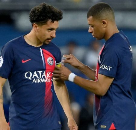 Marquinhos desapontado com derrota do PSG