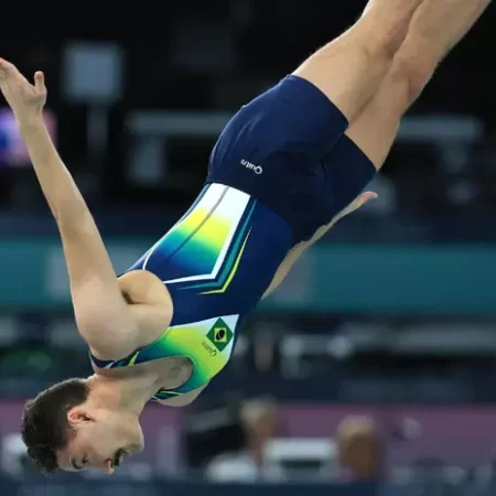 Rayan Castro Faz História na Ginástica de Trampolim em Paris 2024