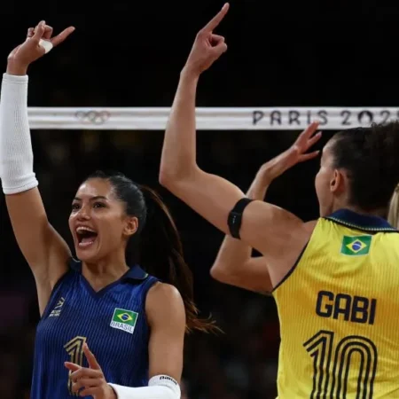 Vôlei Feminino do Brasil com Vitória Arrasadora sobre a República Dominicana