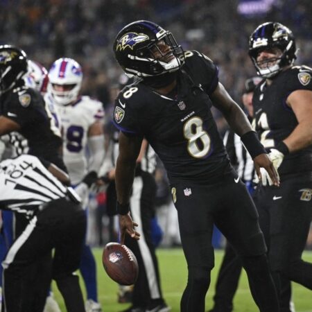 Baltimore Ravens Dominam Buffalo Bills